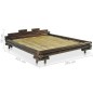 vidaXL Giroletto Marrone Scuro in Bambù 180x200 cm