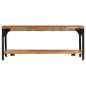 vidaXL Tavolino da Caffè con Mensola 100x60x35 cm Massello di Recupero vidaXL Tavolino da Caffè con Mensola 100x60x35 cm Massello di Recupero
