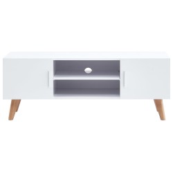 vidaXL Mobile Porta TV Bianco 120x40x46 cm in MDF
