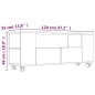 Mobile Porta TV Grigio Lucido 120x35x48 cm in Legno Multistrato Mobile Porta TV Grigio Lucido 120x35x48 cm in Legno Multistrato
