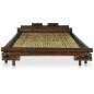 vidaXL Giroletto Marrone Scuro in Bambù 140x200 cm vidaXL Giroletto Marrone Scuro in Bambù 140x200 cm