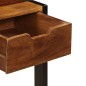 vidaXL Credenza con 3 Cassetti 110x35x75 cm Legno Massello di Sheesham vidaXL Credenza con 3 Cassetti 110x35x75 cm Legno Massello di Sheesham