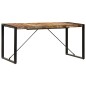 vidaXL Tavolo da Pranzo 160x80x75 cm in Legno Massello di Recupero