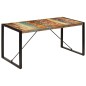 vidaXL Tavolo da Pranzo 160x80x75 cm in Legno Massello di Recupero