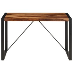 vidaXL Tavolo da Pranzo 120x60x76 cm in Legno Massello di Sheesham