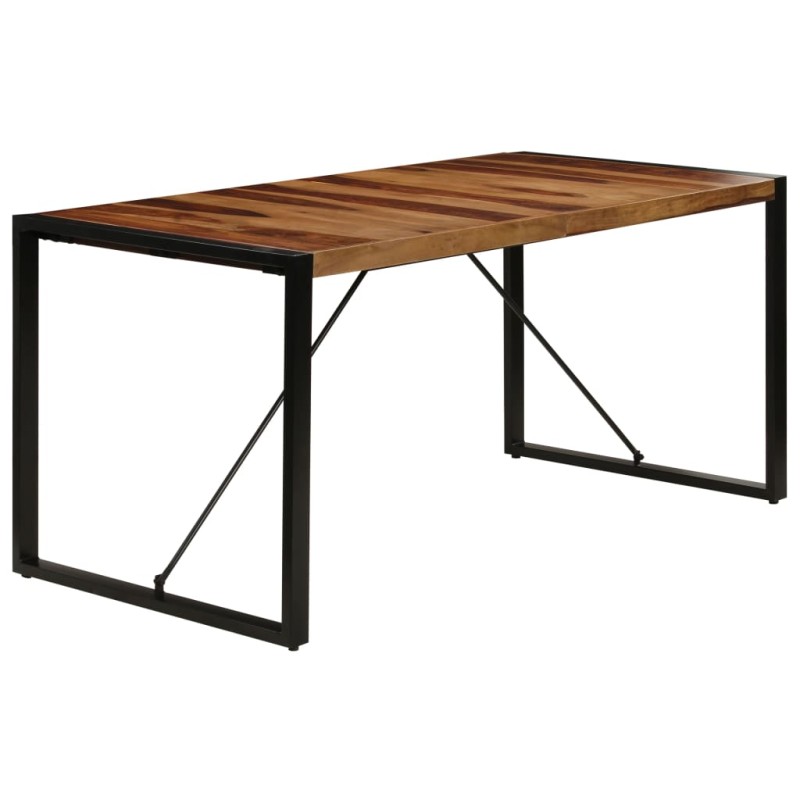 vidaXL Tavolo da Pranzo 160x80x75 cm in Legno Massello di Sheesham vidaXL Tavolo da Pranzo 160x80x75 cm in Legno Massello di Sheesham