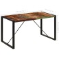 vidaXL Tavolo da Pranzo 140x70x75 cm Legno Massello di Recupero