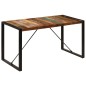 vidaXL Tavolo da Pranzo 140x70x75 cm Legno Massello di Recupero