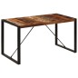 vidaXL Tavolo da Pranzo 140x70x75 cm Legno Massello di Recupero