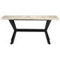 vidaXL Tavolo da Pranzo Bianco 160x80x75 cm in Legno Massello di Mango vidaXL Tavolo da Pranzo Bianco 160x80x75 cm in Legno Massello di Mango