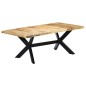 vidaXL Tavolo da Pranzo 200x100x75 cm in Legno Massello di Mango vidaXL Tavolo da Pranzo 200x100x75 cm in Legno Massello di Mango
