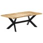 vidaXL Tavolo da Pranzo 200x100x75 cm in Legno Massello di Mango vidaXL Tavolo da Pranzo 200x100x75 cm in Legno Massello di Mango