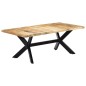 vidaXL Tavolo da Pranzo 200x100x75 cm in Legno Massello di Mango vidaXL Tavolo da Pranzo 200x100x75 cm in Legno Massello di Mango