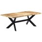 vidaXL Tavolo da Pranzo 200x100x75 cm in Legno Massello di Mango vidaXL Tavolo da Pranzo 200x100x75 cm in Legno Massello di Mango