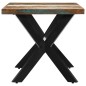 vidaXL Tavolo da Pranzo 140x70x75 cm in Legno Massello di Recupero vidaXL Tavolo da Pranzo 140x70x75 cm in Legno Massello di Recupero