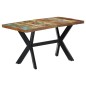 vidaXL Tavolo da Pranzo 140x70x75 cm in Legno Massello di Recupero vidaXL Tavolo da Pranzo 140x70x75 cm in Legno Massello di Recupero