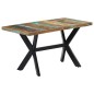 vidaXL Tavolo da Pranzo 140x70x75 cm in Legno Massello di Recupero vidaXL Tavolo da Pranzo 140x70x75 cm in Legno Massello di Recupero