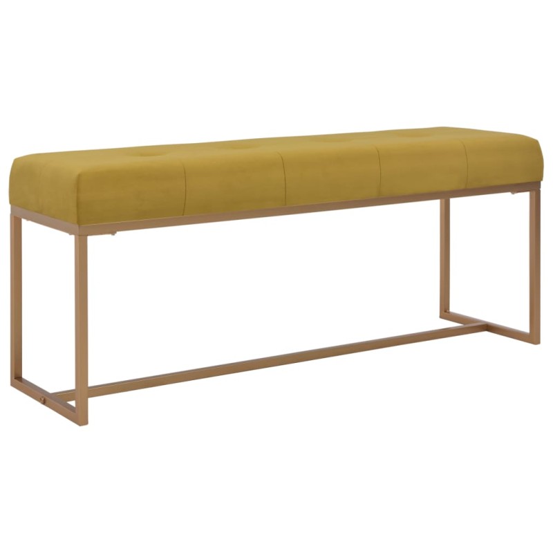 vidaXL Panca 120 cm in Velluto Senape vidaXL Panca 120 cm in Velluto Senape