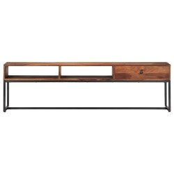 vidaXL Mobile Porta TV 160x30x45 cm in Legno Massello di Sheesham 