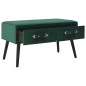 vidaXL Tavolino da Salotto Verde 80x40x46 cm in Velluto vidaXL Tavolino da Salotto Verde 80x40x46 cm in Velluto