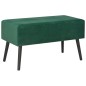 vidaXL Tavolino da Salotto Verde 80x40x46 cm in Velluto vidaXL Tavolino da Salotto Verde 80x40x46 cm in Velluto