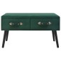 vidaXL Tavolino da Salotto Verde 80x40x46 cm in Velluto vidaXL Tavolino da Salotto Verde 80x40x46 cm in Velluto