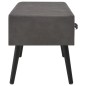 vidaXL Tavolino da Caffè Grigio 80x40x46 cm in Similpelle  
