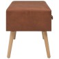 vidaXL Tavolino da Salotto Marrone 80x40x46 cm in Similpelle vidaXL Tavolino da Salotto Marrone 80x40x46 cm in Similpelle