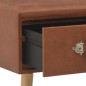 vidaXL Tavolino da Salotto Marrone 80x40x46 cm in Similpelle vidaXL Tavolino da Salotto Marrone 80x40x46 cm in Similpelle