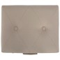 vidaXL Sgabello con Contenitore 40 cm in Tessuto Beige vidaXL Sgabello con Contenitore 40 cm in Tessuto Beige