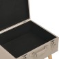 vidaXL Sgabello con Contenitore 40 cm in Tessuto Beige vidaXL Sgabello con Contenitore 40 cm in Tessuto Beige