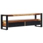 vidaXL Mobile Porta TV 120x30x40 cm in Legno Massello di Sheesham