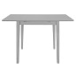 vidaXL Tavolo da Pranzo Estensibile Grigio (80-120)x80x74 cm in MDF vidaXL Tavolo da Pranzo Estensibile Grigio (80-120)x80x74 cm in MDF