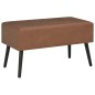 vidaXL Tavolino da Caffè Marrone Scuro 80x40x46 cm in Similpelle vidaXL Tavolino da Caffè Marrone Scuro 80x40x46 cm in Similpelle
