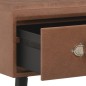 vidaXL Tavolino da Caffè Marrone Scuro 80x40x46 cm in Similpelle vidaXL Tavolino da Caffè Marrone Scuro 80x40x46 cm in Similpelle