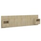 Testiera Letto con Armadietti Legno Multistrato Rovere Sonoma Testiera Letto con Armadietti Legno Multistrato Rovere Sonoma