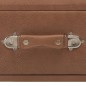 vidaXL Tavolino da Caffè Marrone Scuro 80x40x46 cm in Similpelle vidaXL Tavolino da Caffè Marrone Scuro 80x40x46 cm in Similpelle