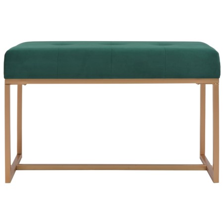 vidaXL Panca 80 cm in Velluto Verde