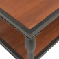 vidaXL Tavolino da Caffè con Mensola 120x60x40 cm in Massello di Abete
