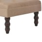 vidaXL Sgabello Beige 60x60x36 cm in Velluto vidaXL Sgabello Beige 60x60x36 cm in Velluto