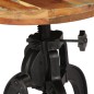 vidaXL Tavolino 45x(45-62) cm in Legno Massello di Recupero e Ghisa vidaXL Tavolino 45x(45-62) cm in Legno Massello di Recupero e Ghisa