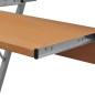 vidaXL Scrivania per Computer con Ripiano Estraibile Marrone vidaXL Scrivania per Computer con Ripiano Estraibile Marrone