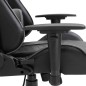 vidaXL Sedia da Gaming Grigia in Similpelle vidaXL Sedia da Gaming Grigia in Similpelle