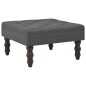 vidaXL Sgabello Grigio Scuro 60x60x36 cm in Tessuto di Poliestere vidaXL Sgabello Grigio Scuro 60x60x36 cm in Tessuto di Poliestere