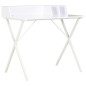 vidaXL Scrivania Bianca 80x50x84 cm vidaXL Scrivania Bianca 80x50x84 cm
