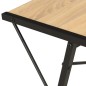 vidaXL Scrivania con Mensole Nera e Rovere 116x50x93 cm
