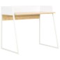 vidaXL Scrivania Bianca e Rovere 90x60x88 cm vidaXL Scrivania Bianca e Rovere 90x60x88 cm