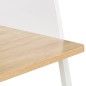 vidaXL Scrivania Bianca e Rovere 90x60x88 cm vidaXL Scrivania Bianca e Rovere 90x60x88 cm