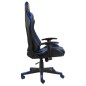 vidaXL Sedia da Gaming Girevole Blu in PVC vidaXL Sedia da Gaming Girevole Blu in PVC
