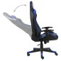 vidaXL Sedia da Gaming Girevole Blu in PVC vidaXL Sedia da Gaming Girevole Blu in PVC